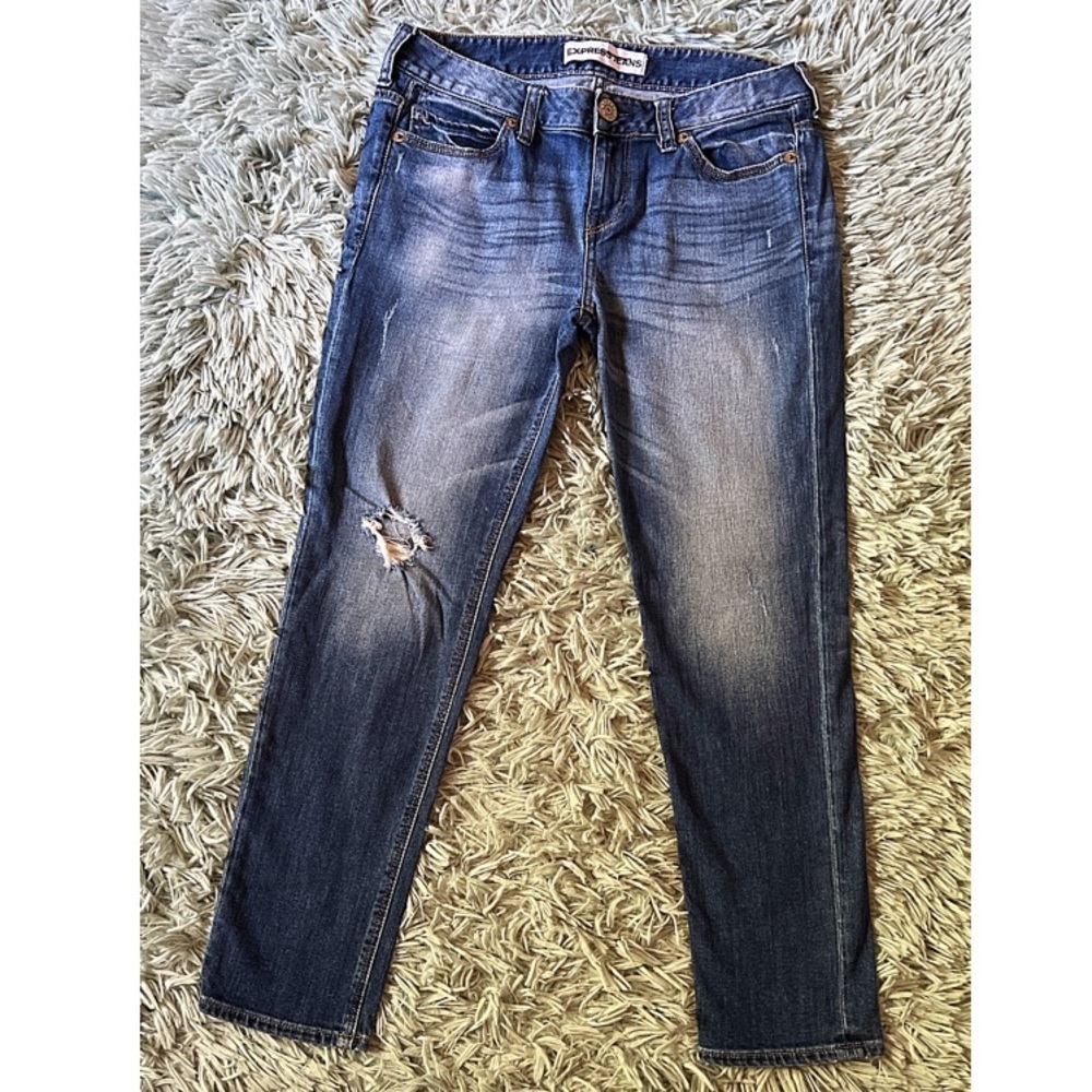 Modern Boyfriend Low Rise Jeans